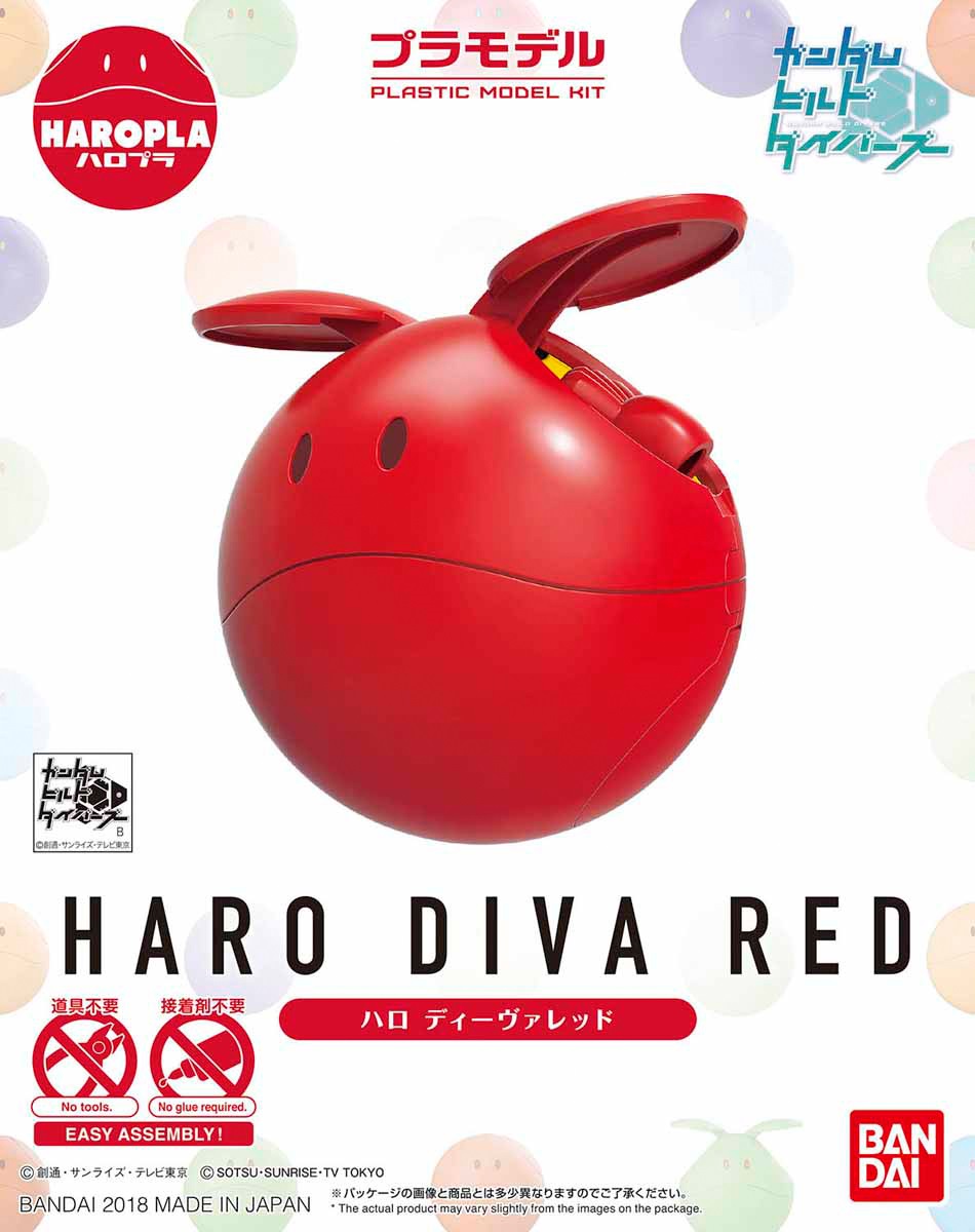 Gundam Gunpla Haropla 002 Haro Diva Red