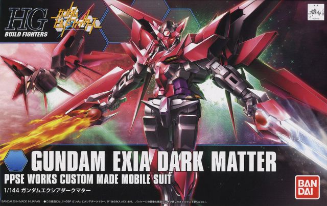 Gundam Gunpla HG 1/144 Gundam Exia Dark Matter