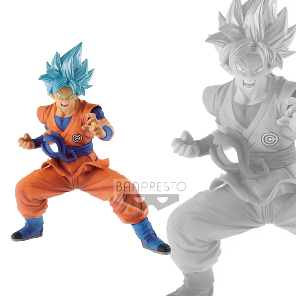 DBZ Super Dragon Ball Heroes Transcendence Art Vol 1 Son Goku Blue 23cm