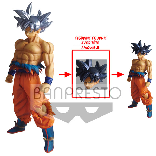 DBZ Super Legend Battle Goku Ultra Instinct 25cm Asian Exclu