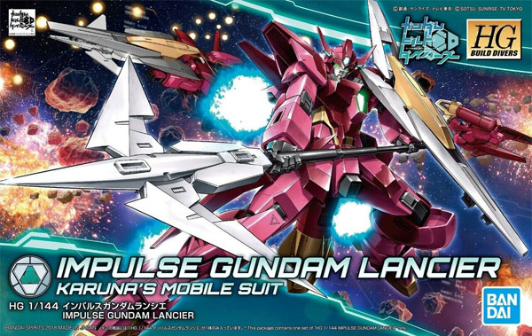 Gundam Gunpla HG 1/144 018 Impulse Gundam Lancier