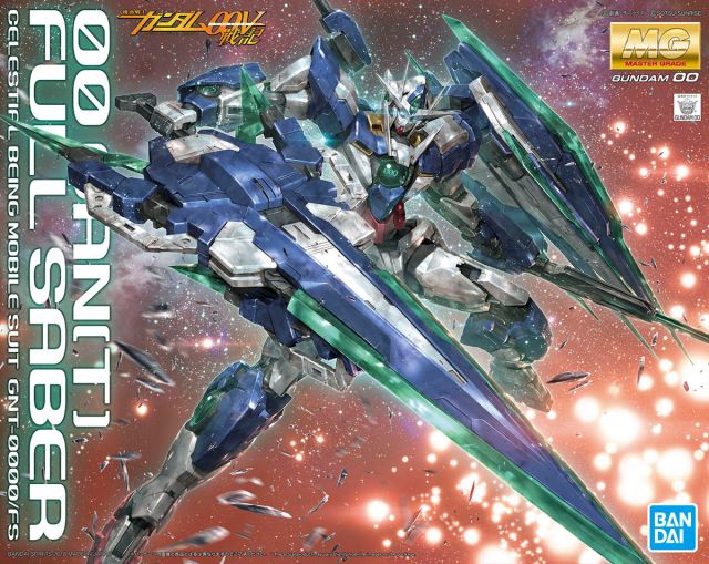 Gundam Gunpla MG 1/100 GUNDAM 00 Qan[T] Full Saber