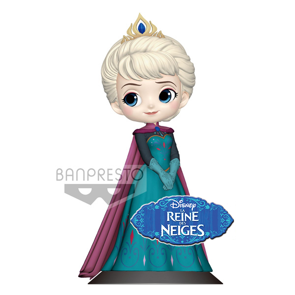 Disney Q Posket Characters Elsa Coronation Pastel Variant 14cm