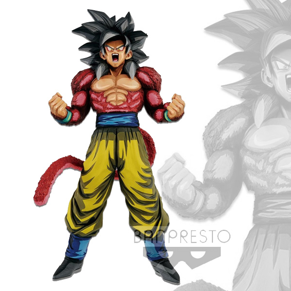 DBZ GT Super Master Stars Piece Manga Dimension Super Saiyan 4 Son Goku 33cm