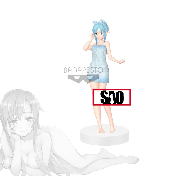 Sword Art Online Code Register EXQ Figure Asuna Bathroom 23cm