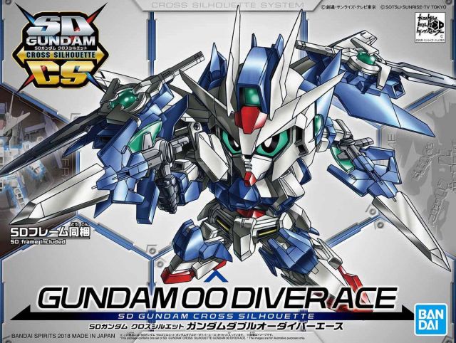 Gundam Gunpla SD 06 Cross Silhouette Gundam 00 Diver Ace