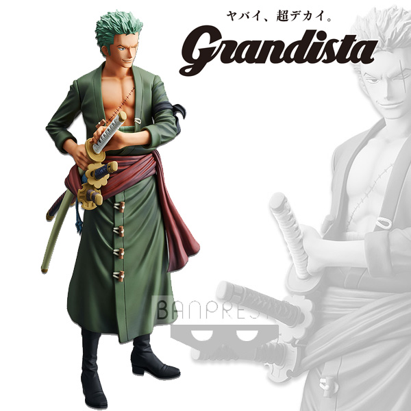 One Piece Grandista Grandline Men Roronoa Zoro 28cm
