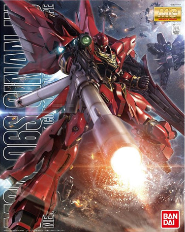 Gundam Gunpla MG 1/100 Sinanju (Anime Color Ver.)