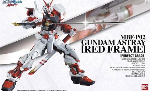 Gundam Gunpla PG 1/60 Gundam Astray Red Frame