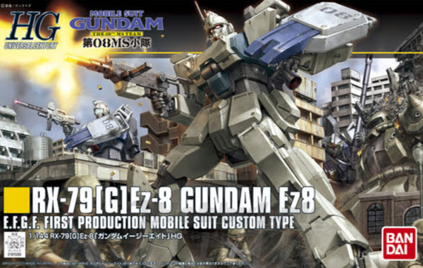 Gundam Gunpla HG 1/144 155 RX-79 Gundam Ez8