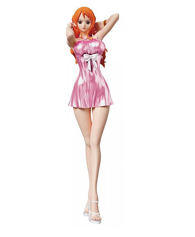 One Piece Glitter & Glamour Nami Special Color Pink 25cm