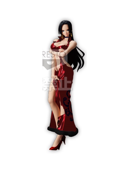 One Piece Glitter & Glamours Boa Hancock Red Dress 25cm
