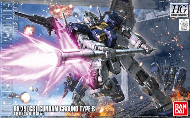 Gundam Gunpla HG 1/144 Gundam Ground Type Thunderbolt Ver
