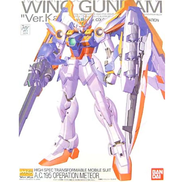 Gundam Gunpla MG 1/100 Wing Gundam Ver Ka