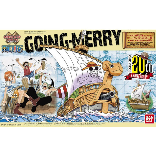 One Piece Maquette Grand Ship Collection Going Merry Memorial Color Ver 15cm