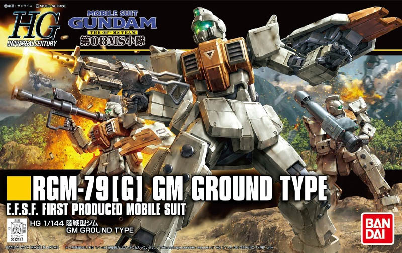 Gundam Gunpla HG 1/144 202 RGM-79G GM Ground Type