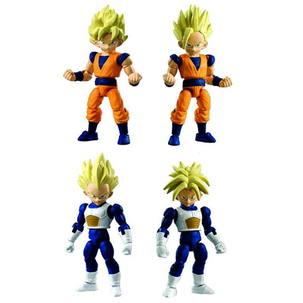 DBZ Dragon Ball 66Mm Action Figure Collection Boite De 10pcs