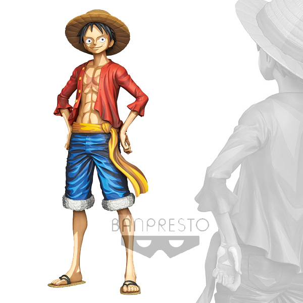 One Piece Grandista Grandline Men Manga Dimension Monkey D Luffy 27cm