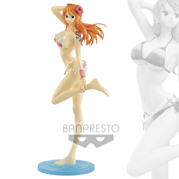 One Piece Glitter & Glamours Color Walk Style Nami Ver B 25cm