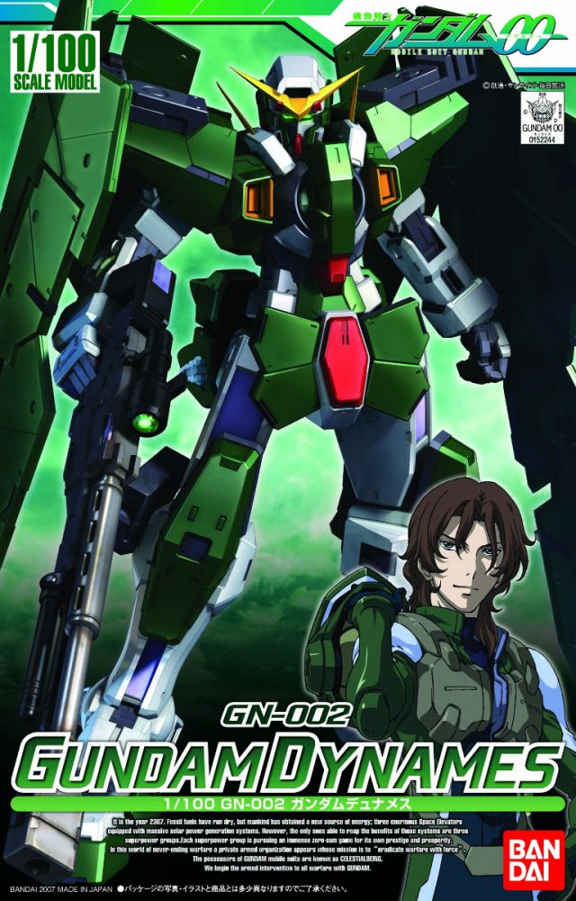 Gundam Gunpla NG 1/100 02 Gundam Dynames