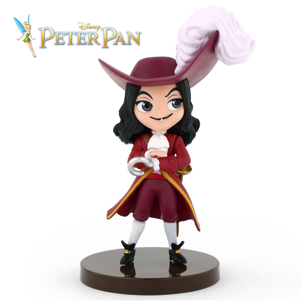 Disney Q Posket Petit Villain II Peter Pan Capitaine Crochet 7cm