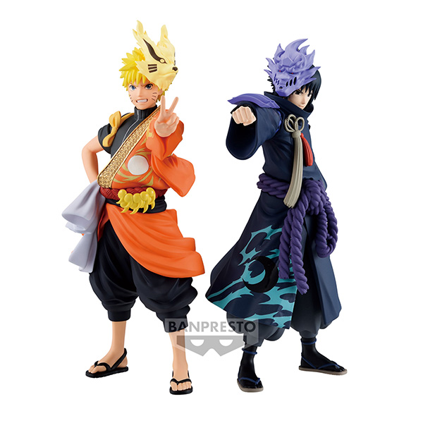 Naruto Shippuden 20Th Anniv Costume Uchiha Sasuke 16cm - W105