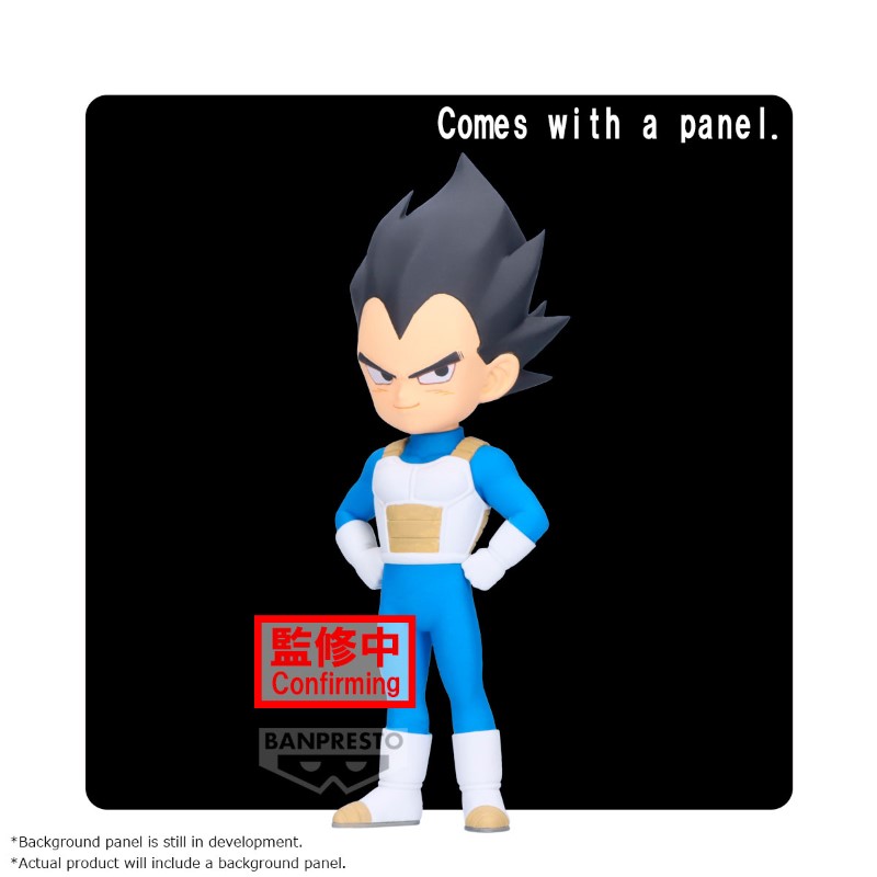 DBZ Dragon Ball Daima Vegeta Mini Figure With Panel 9cm W122