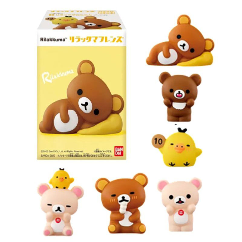 Rilakkuma Friends Shokugan Asst 12Pcs