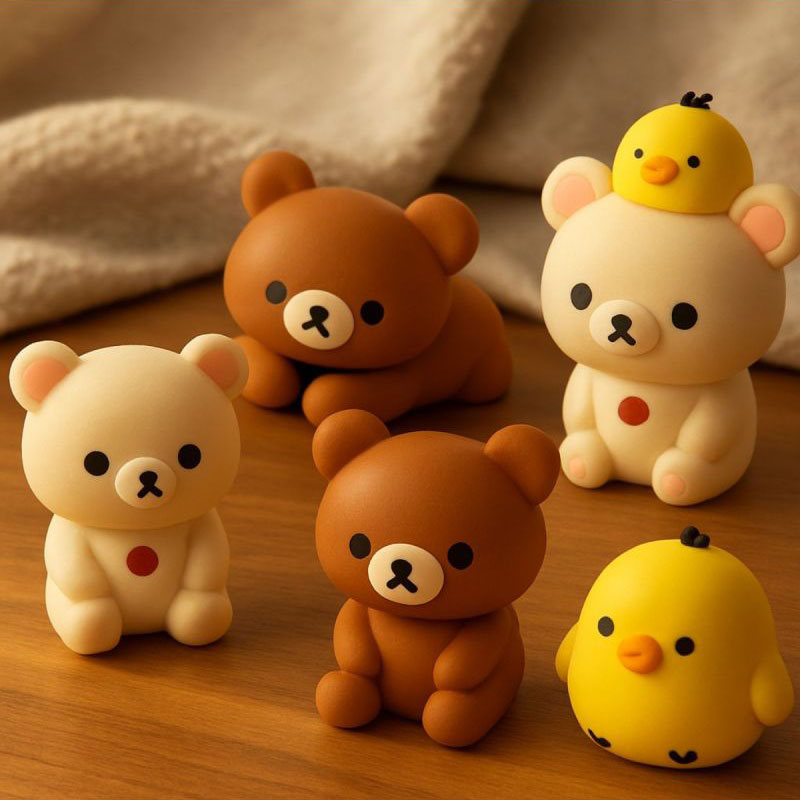 Rilakkuma Friends Shokugan Asst 12Pcs