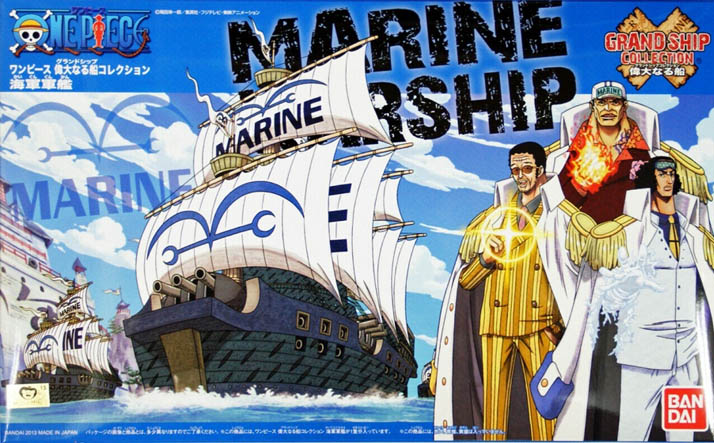 One Piece Maquette Grand Ship Collection 07 Marine Ship 15cm