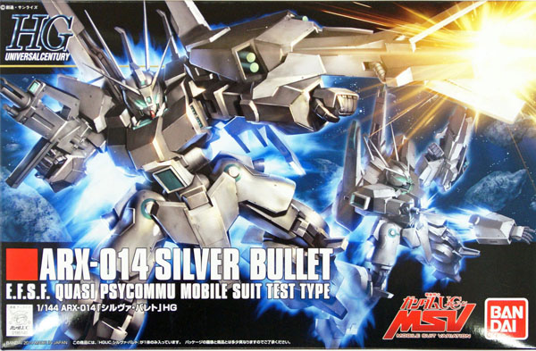 Gundam Gunpla HG 1/144 170 ARX-014 Silver Bullet