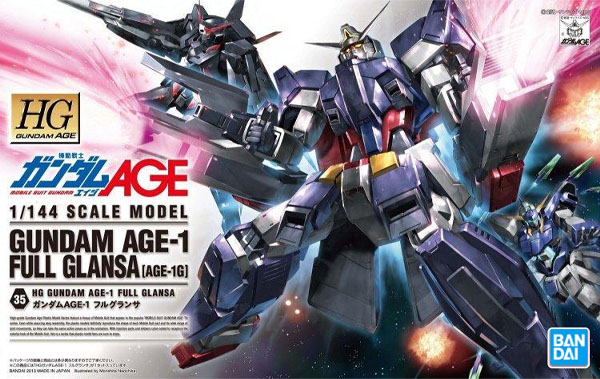 Gundam Gunpla HG 1/144 35 Gundam Age-1 Full Gransa
