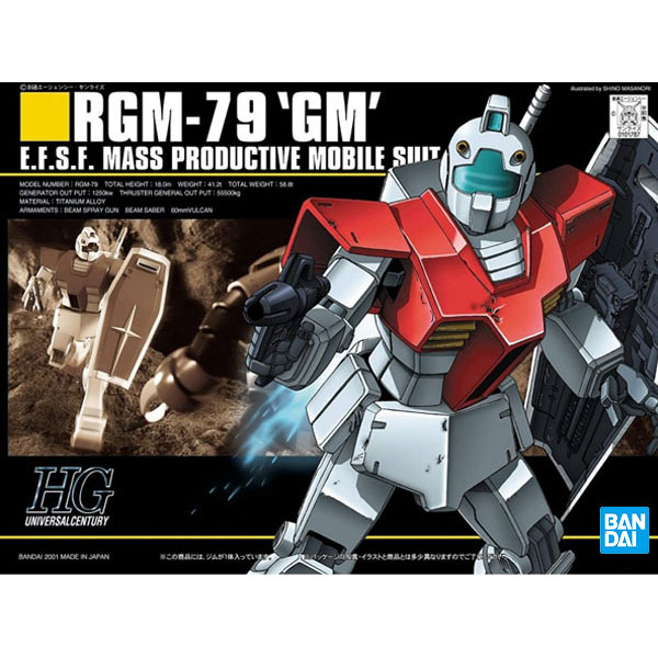 Gundam Gunpla HG 1/144 020 RGM-79 GM