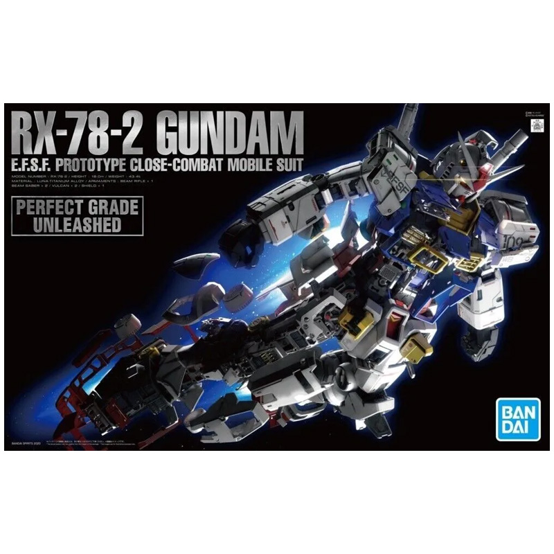 Gundam Gunpla PG 1/60 Unleashed RX-78-2 Gundam