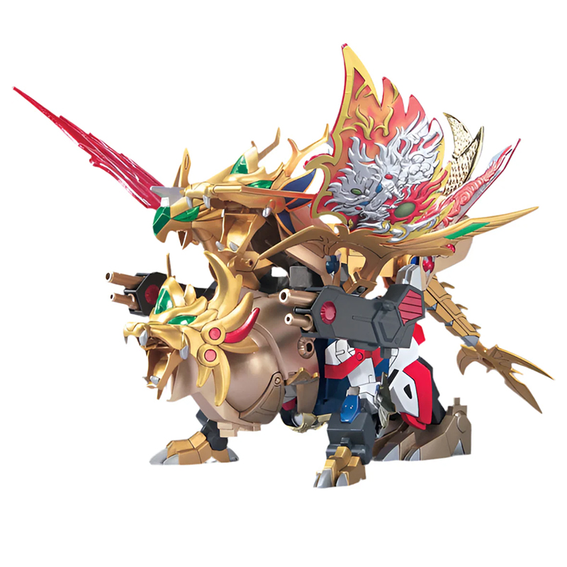 Gundam Gunpla SD BB167 Kijin Daisyougun Siryuhou Kirahagane Gokusai Ver