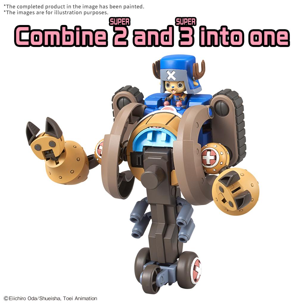 One Piece Chopper Robo Super Vol 2 Heavy Armor & Vol 3 Horn Dozer