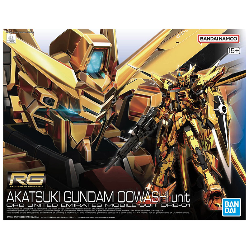 Gundam Gunpla RG 1/144 Akatsuki N°41 Gundam Oowashi Unit