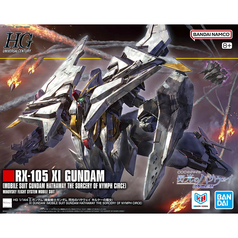 Gundam Gunpla HG 1/144 RX-105 Gundam Hathaway The Sorcery Of Nymph Circe