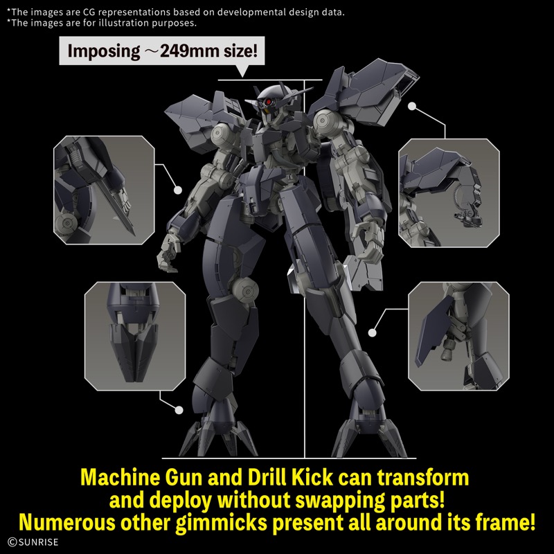 Gundam Gunpla Full Mechanics 1/100 Graze Ein