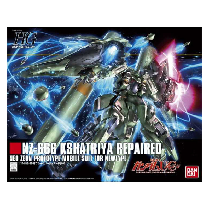 Gundam Gunpla HG 1/144 Kshatriya Repaired