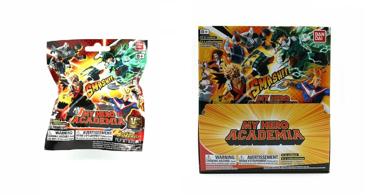 My Hero Academia Vs Gashapon Foil Pack 24pcs Asst 8cm