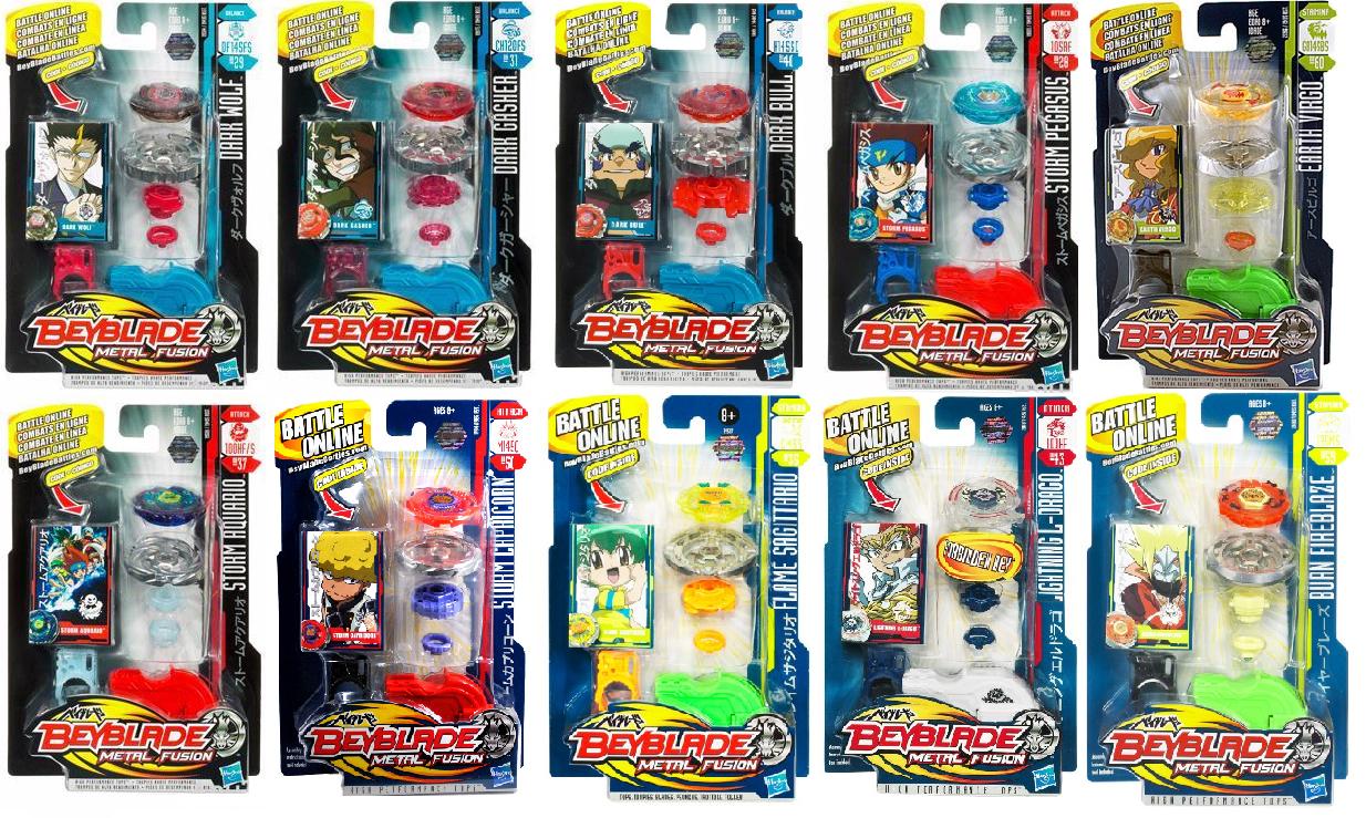 ID9 - Beyblade Metal Fusion toupie simple pack x14
