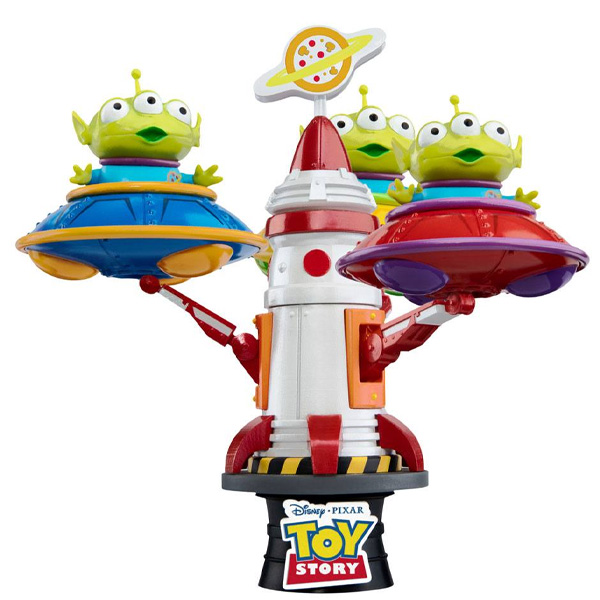 Disney Toy Story D-Stage Diorama Alien Spin Ufo 16cm