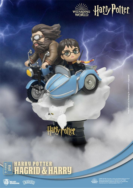 Harry Potter D-Stage Diorama Hagrid & Harry 15cm