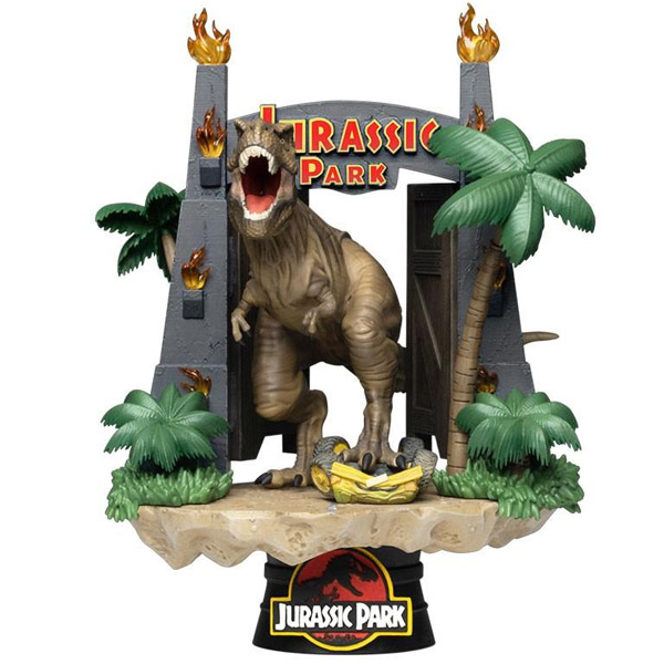 Jurassic Park D-Stage Diorama Park Gate Light Up 15cm