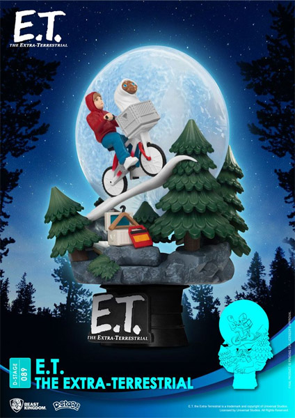 E.T. D-Stage Diorama Iconic Movie Scene 15cm