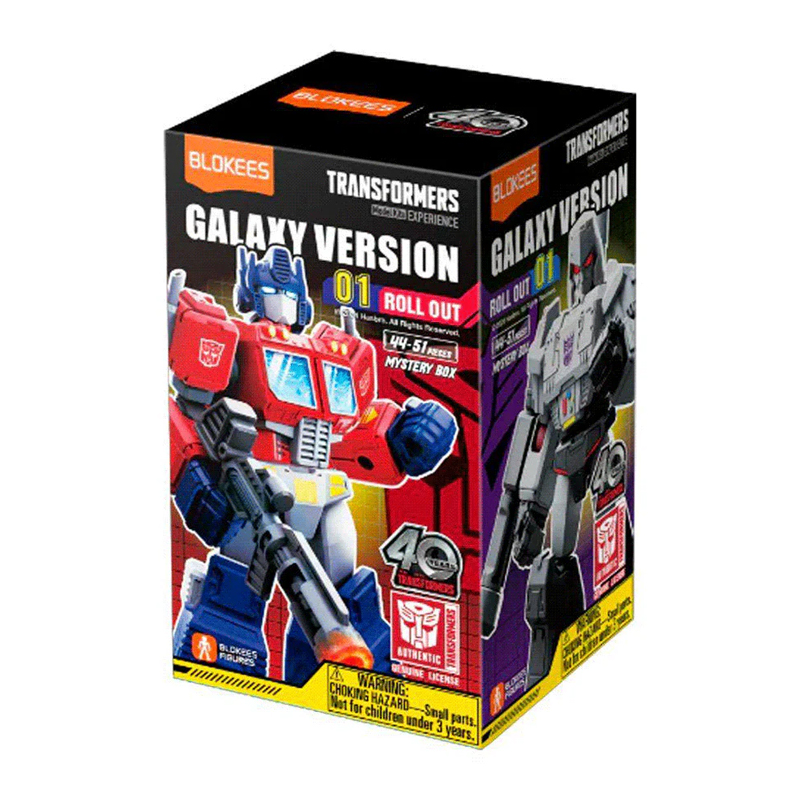 Transformers Blokees Galaxy Version 01 Roll Out Asst 9pcs