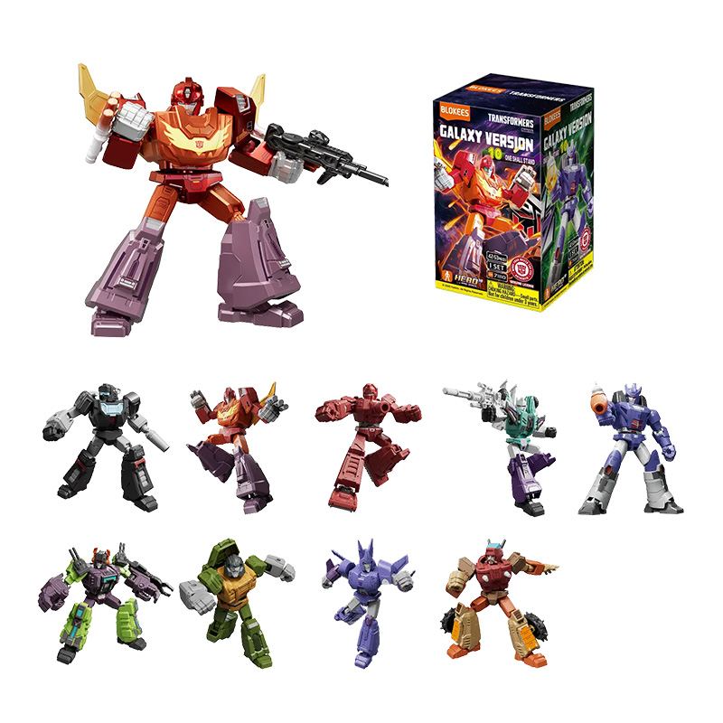 Transformers Blokees Galaxy Version 10 Asst 9pcs
