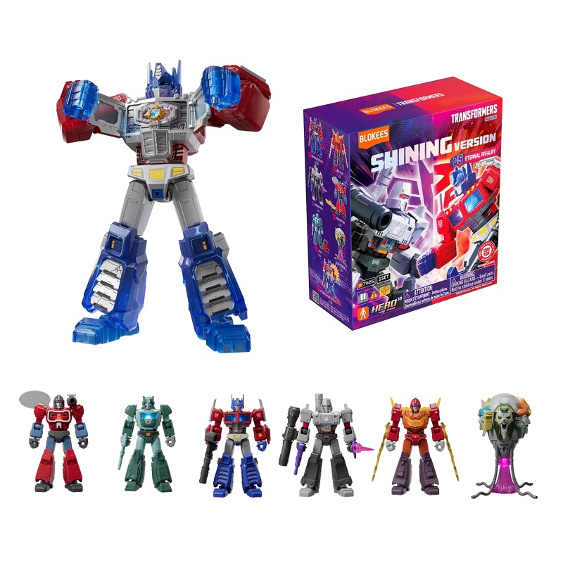 Transformers Blokees Shining Version 05 Eternal Rivalry Asst 6pcs