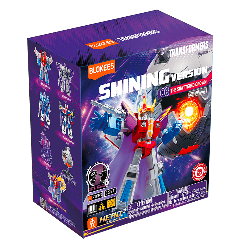 Transformers Blokees Shining Version 06 Lethal Coronation Asst 6pcs